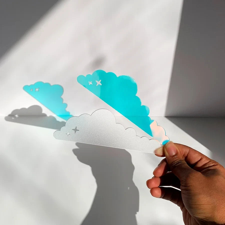 Dreamy Cloud Laser-Cut Acrylic Bookmark Set - Set of 2