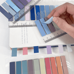 Pastel Annotation Tabs - 800 Pcs Translucent Writable Page