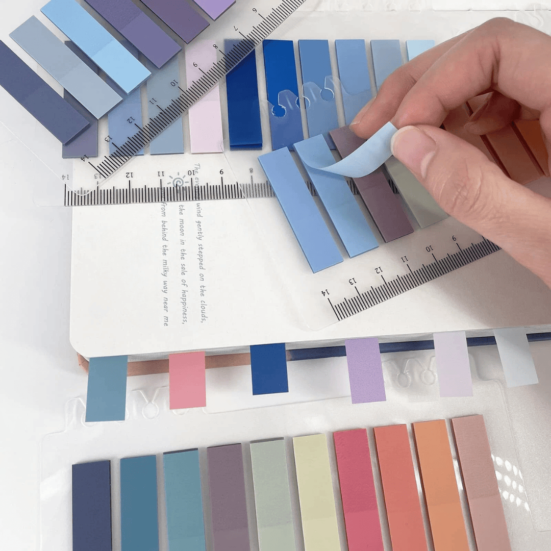 Pastel Annotation Tabs - 800 Pcs Translucent Writable Page