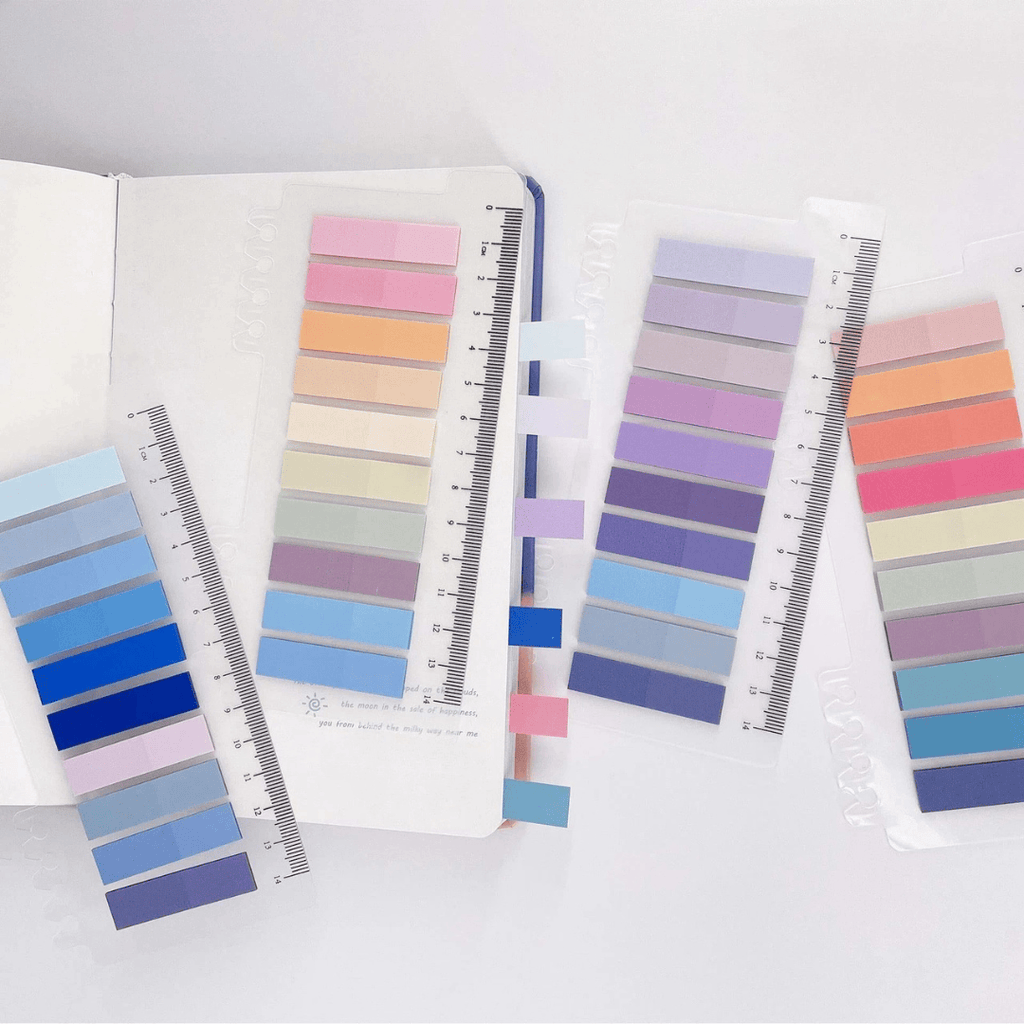 Pastel Annotation Tabs - 800 Pcs Translucent Writable Page