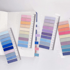 Pastel Annotation Tabs - 800 Pcs Translucent Writable Page