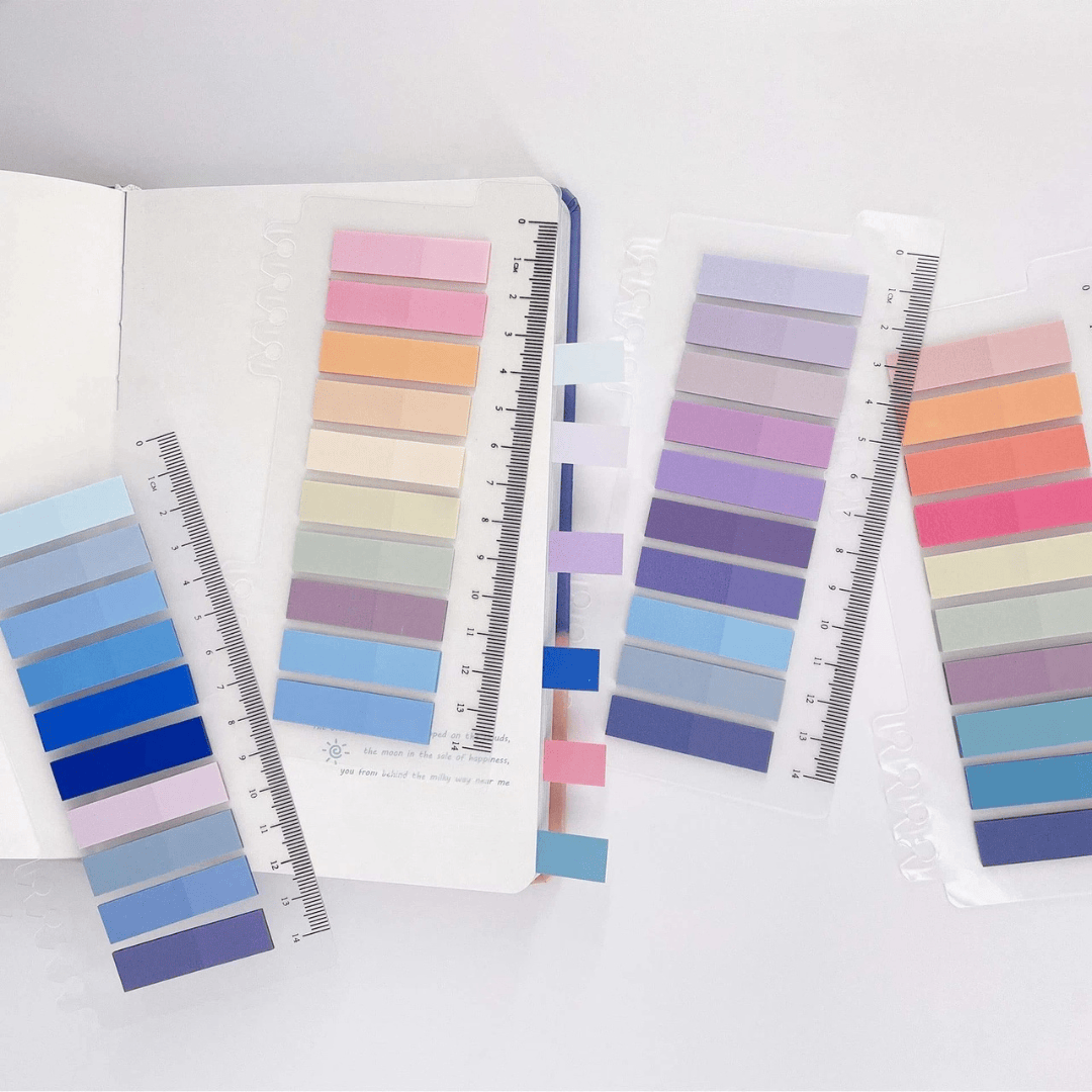 Pastel Annotation Tabs - 800 Pcs Translucent Writable Page