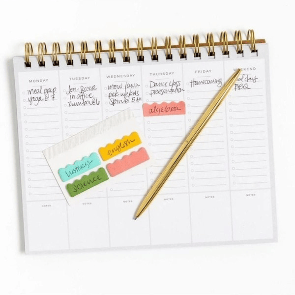 Scalloped Annotation Tabs Set - Cute Aesthetic Index Page Markers