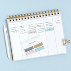 Scalloped Annotation Tabs Set - Cute Aesthetic Index Page Markers