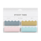 Scalloped Annotation Tabs Set - Cute Aesthetic Index Page Markers