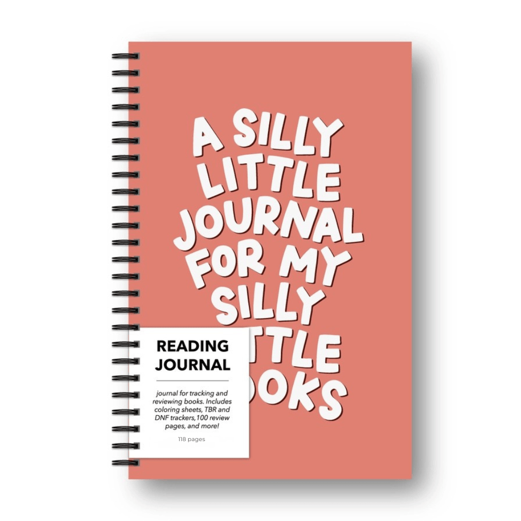 Silly Little Reading Journal – Spiral Bound Book Tracker with Review Pages