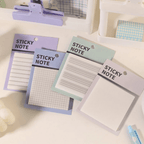 Transparent Frosted Sticky Notes Waterproof Translucent Memo Pads