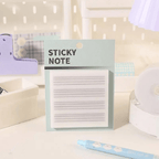 Transparent Frosted Sticky Notes Waterproof Translucent Memo Pads