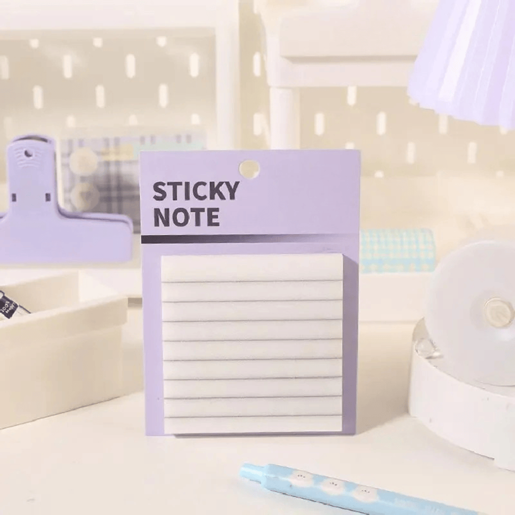 Transparent Frosted Sticky Notes Waterproof Translucent Memo Pads