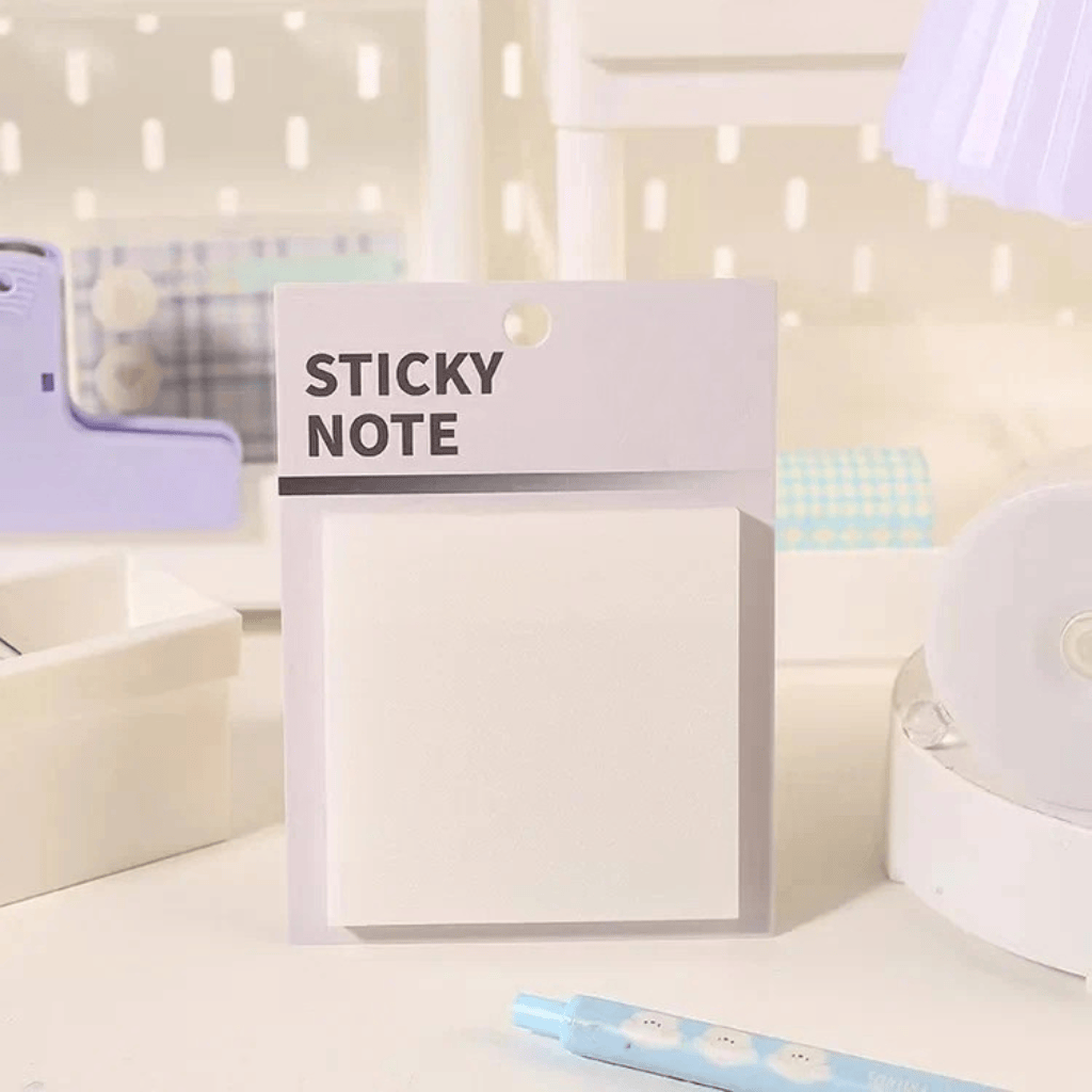 Transparent Frosted Sticky Notes Waterproof Translucent Memo Pads